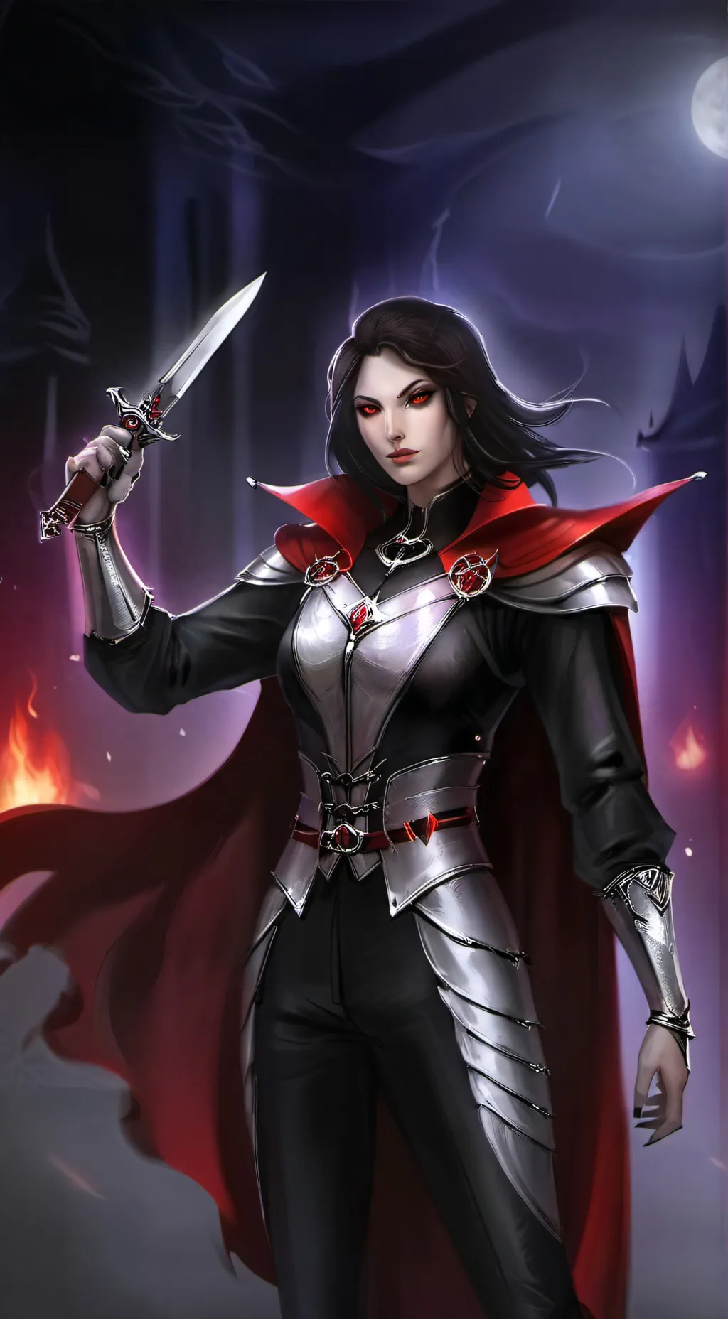 ai character: Серана background