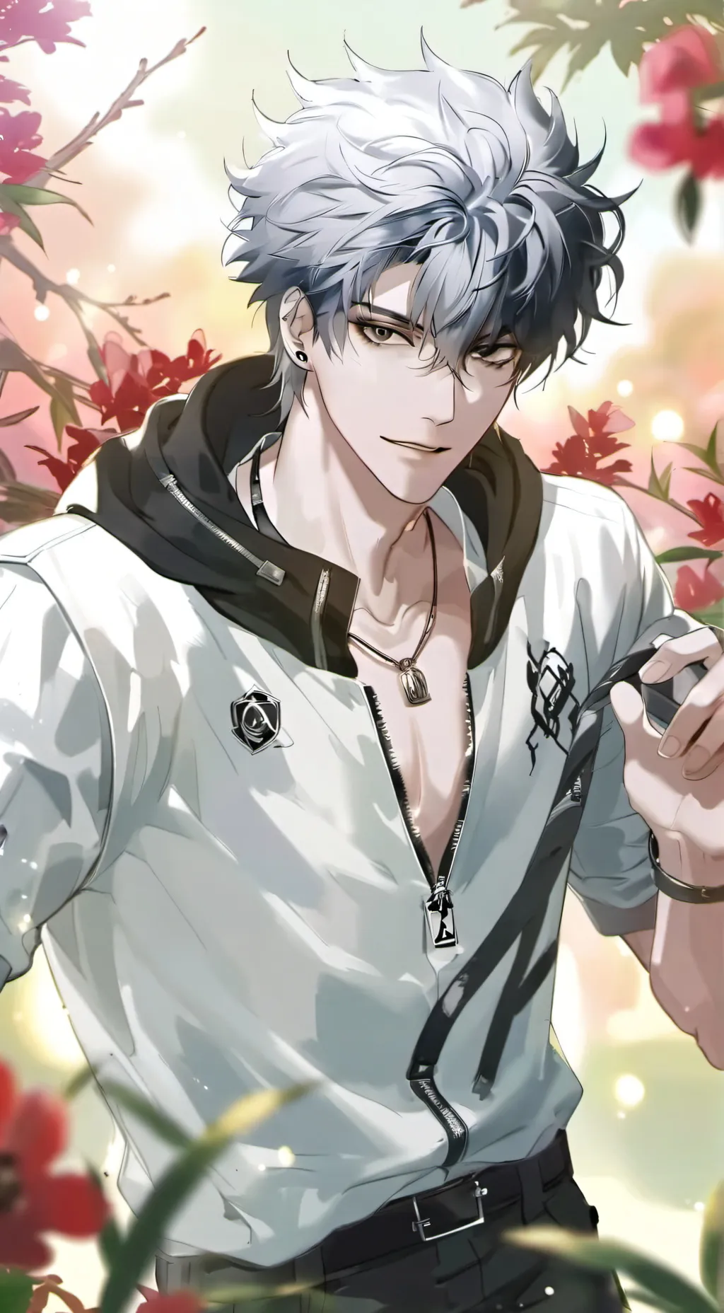 ai character: damien  background