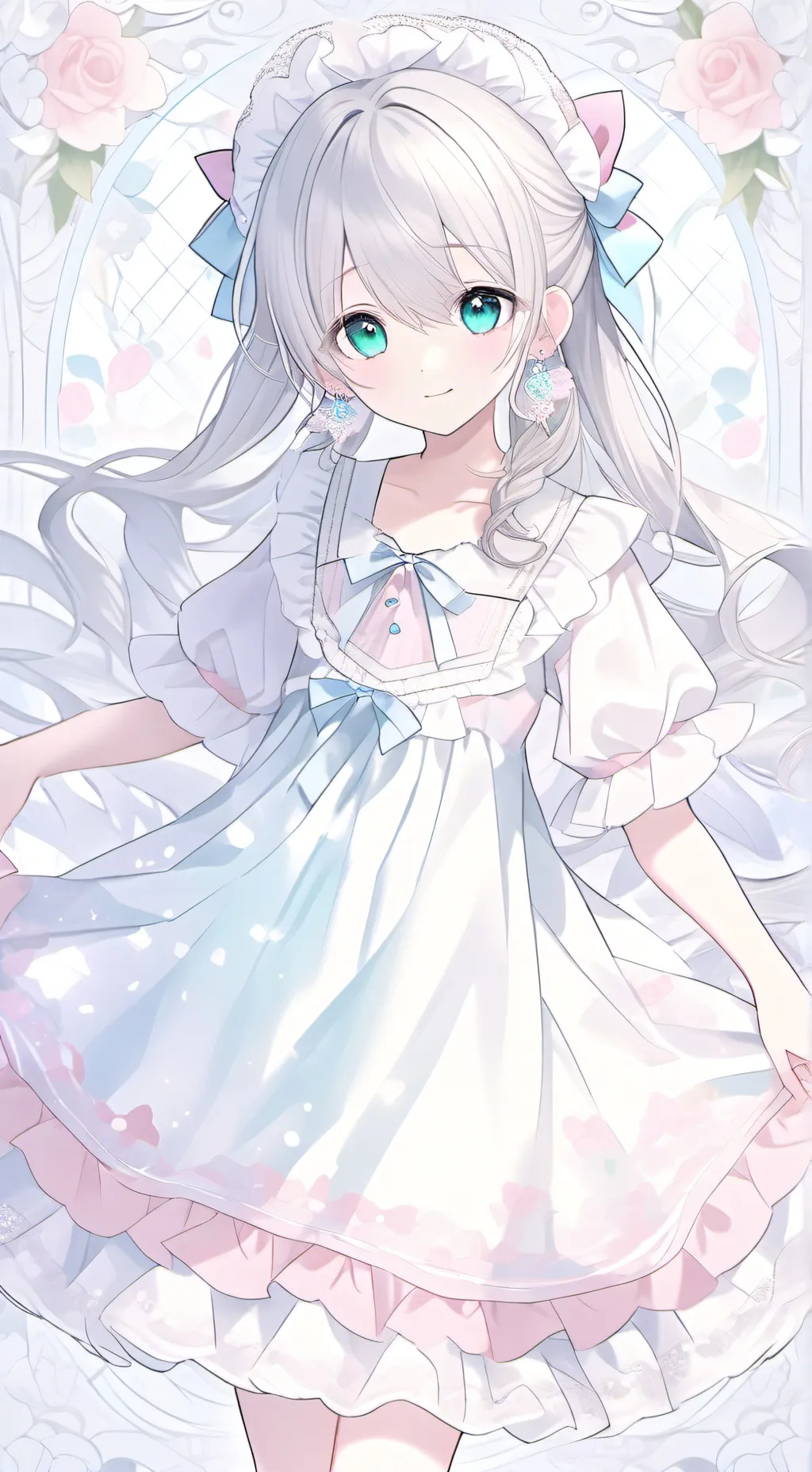 ai character: little sis- lili background