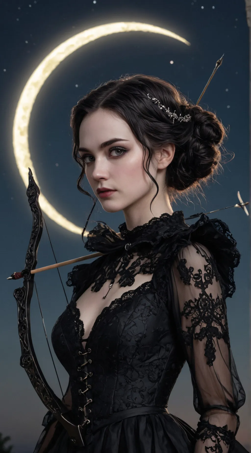 ai character: Wednesday Addams background