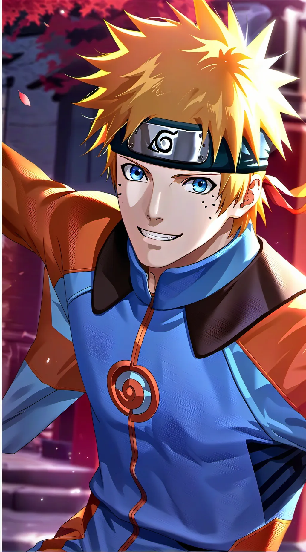 ai character: Naruto Uzumaki background