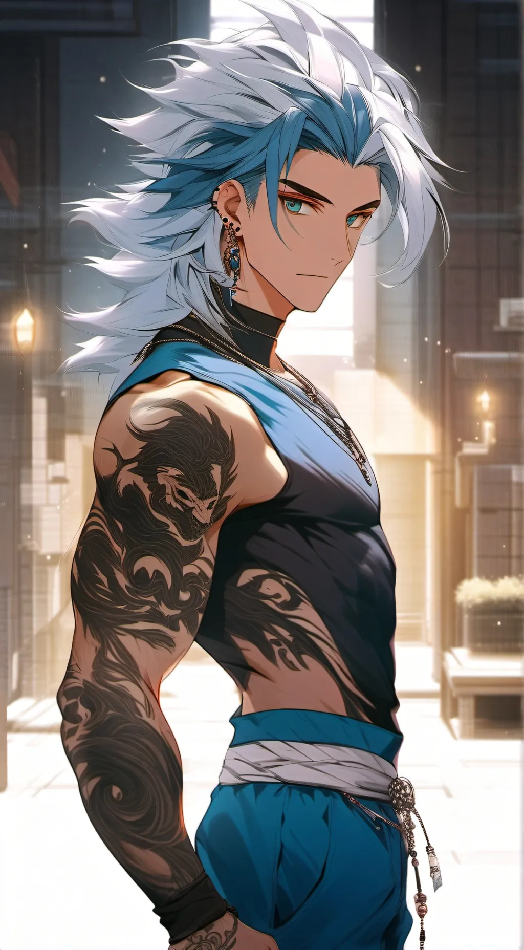 ai character: Riggs background