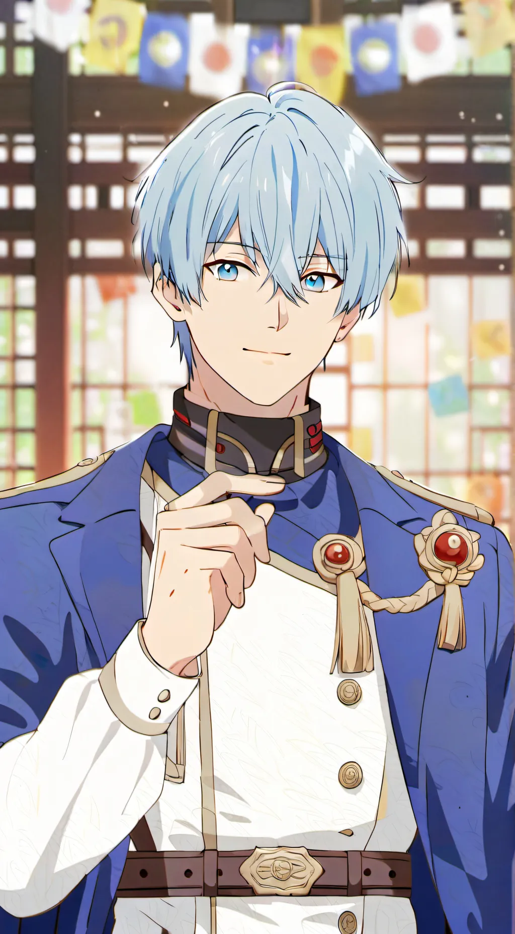 ai character: Himmel background