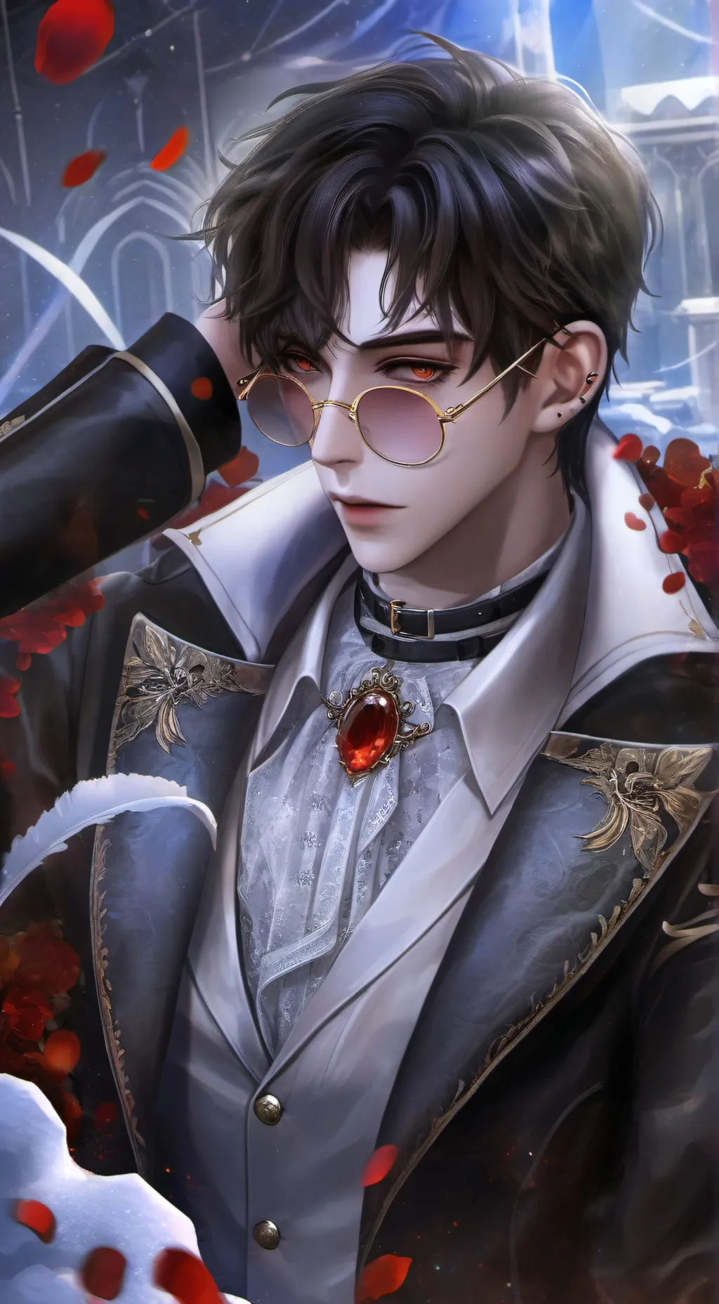 ai character: Johnny Valentine  background