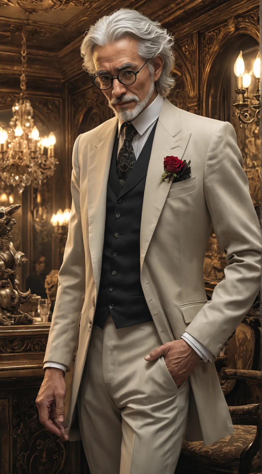 ai character: Lucien background