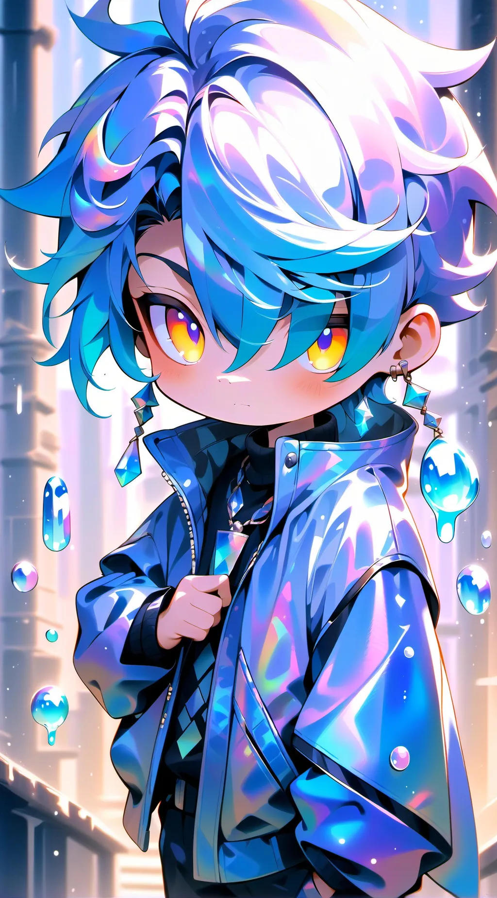 ai character: infect background