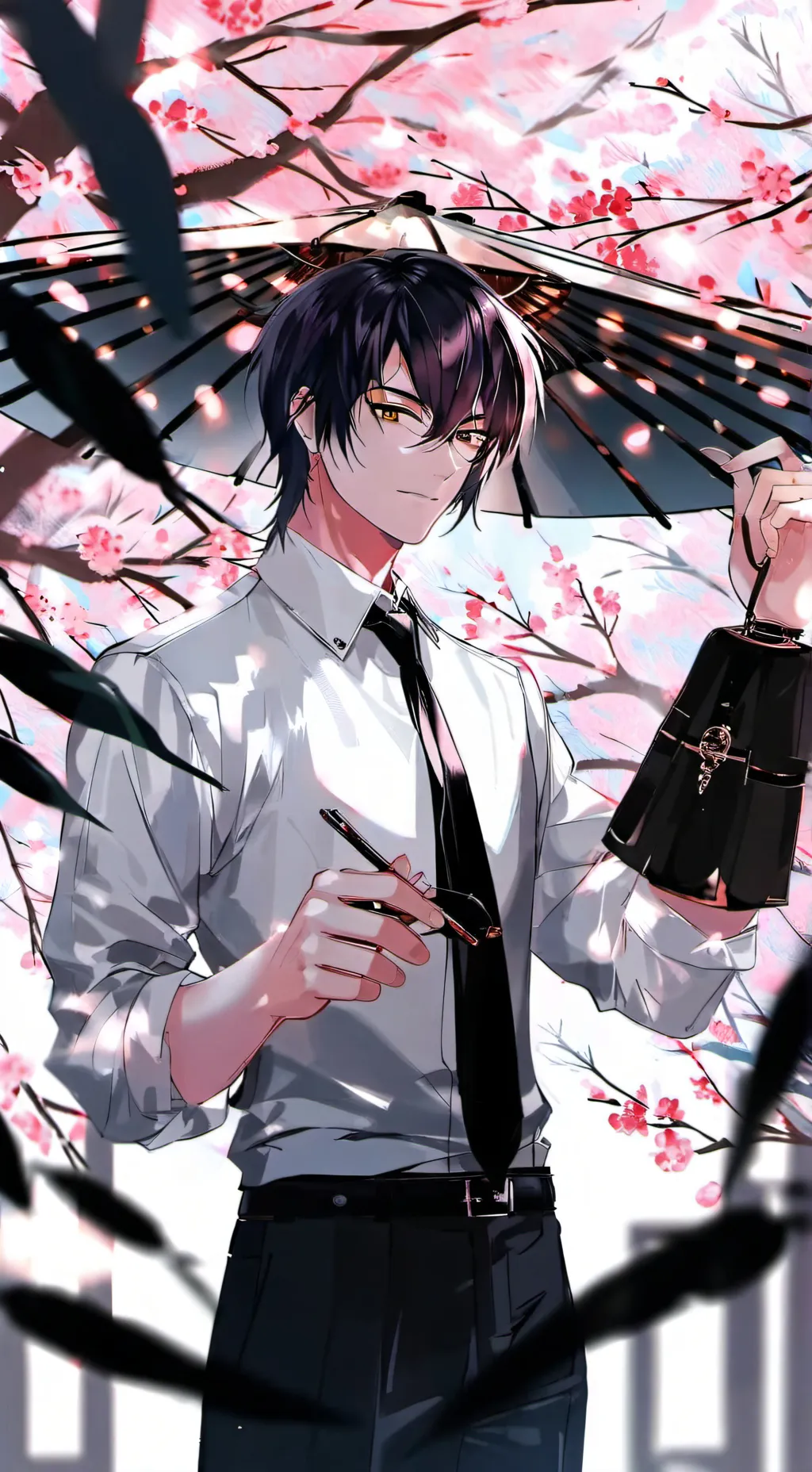 ai character: •🍦 Abraham 🍉 • background