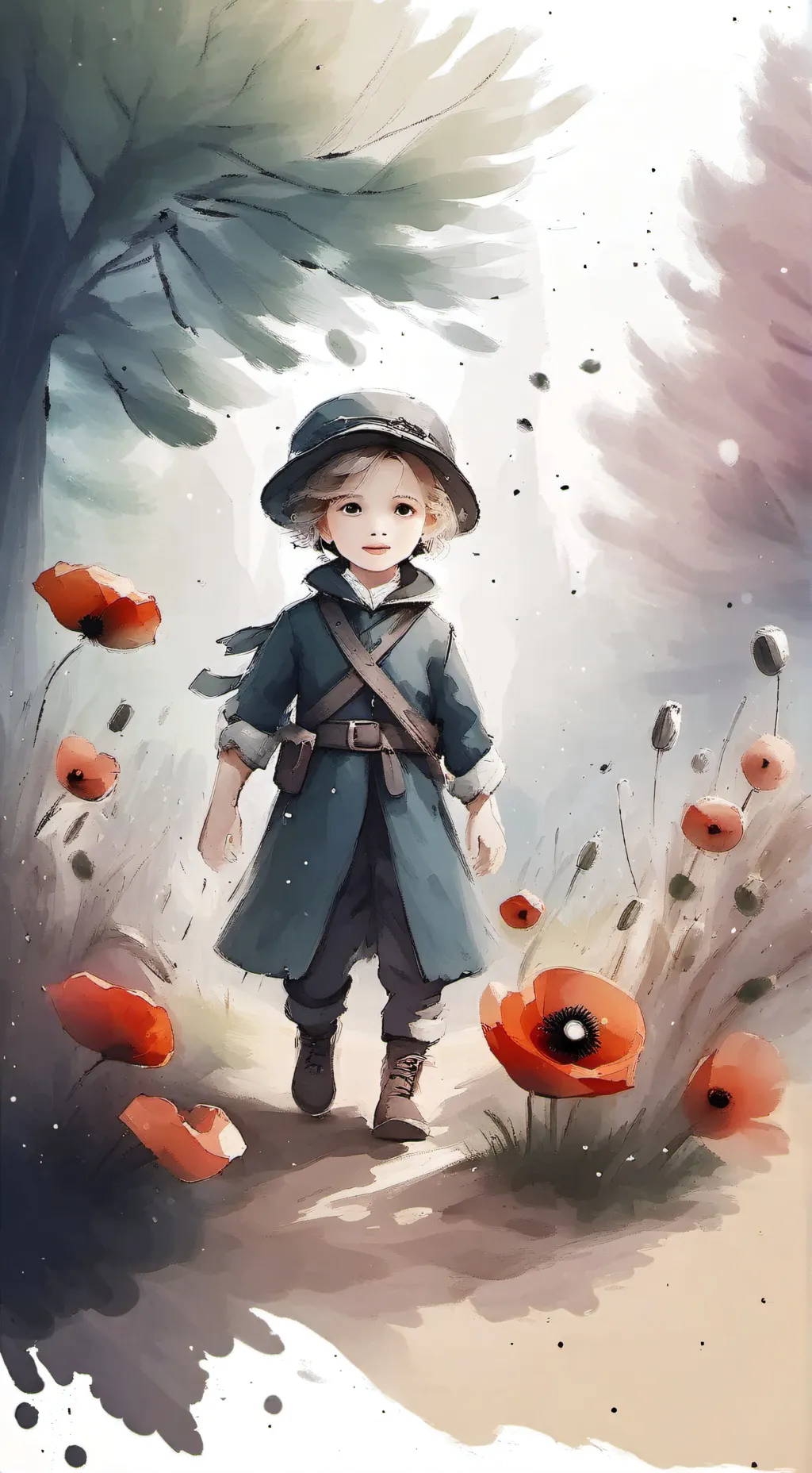 ai character: Поппи background