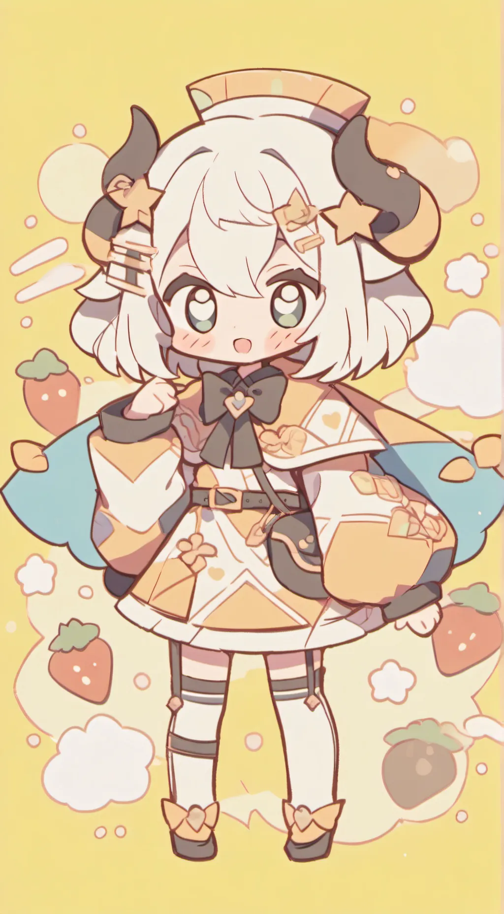 ai character: mha yeux couleur  background