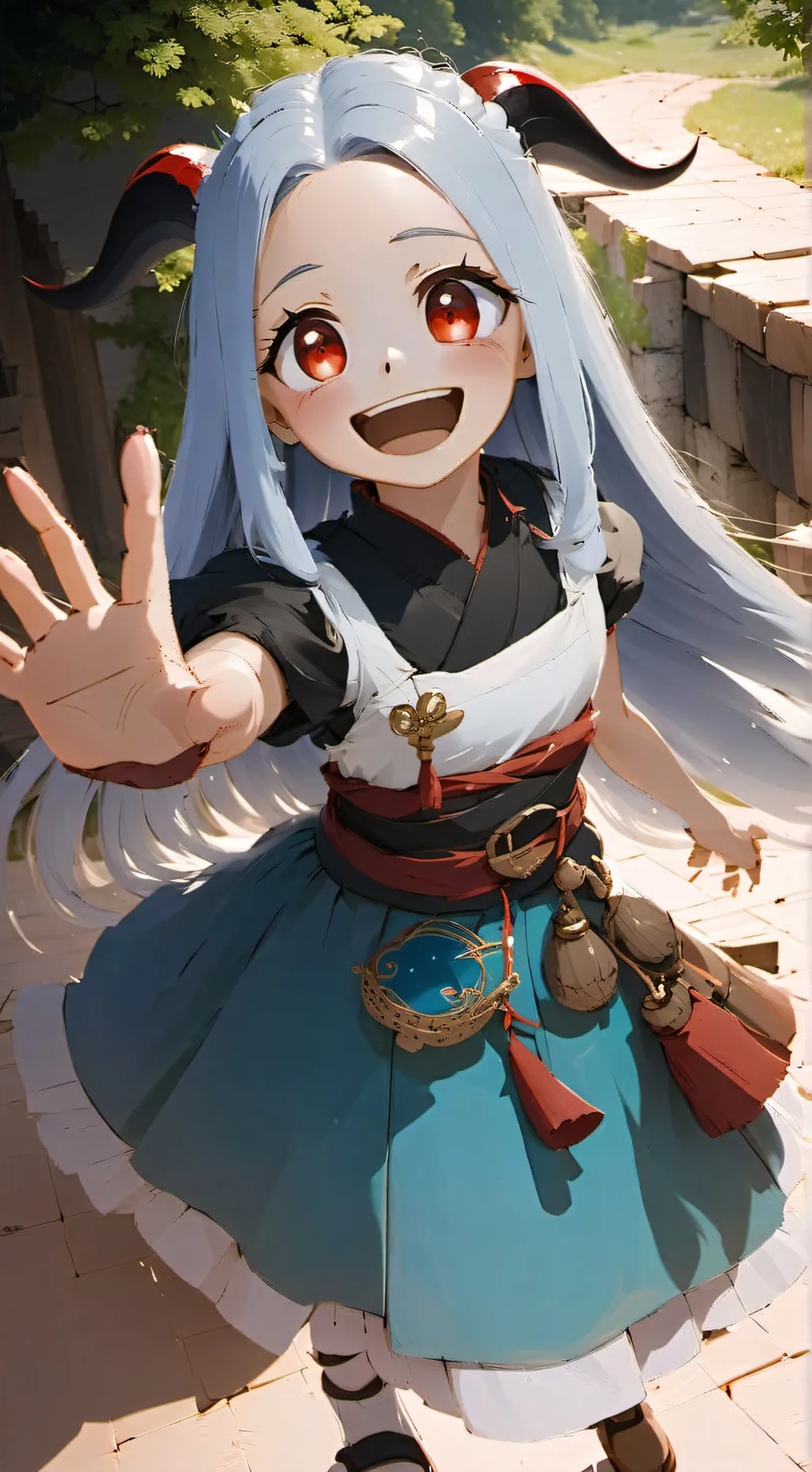 ai character: Eri🩵 background