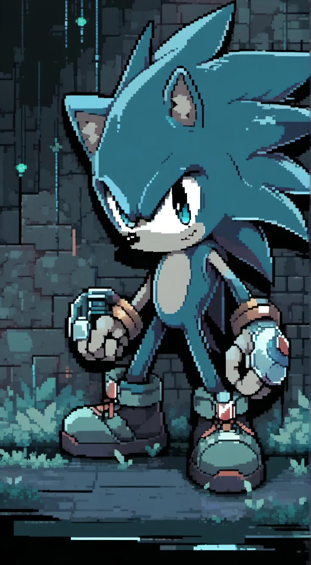 ai character: SONIC THE HEADCHOG background
