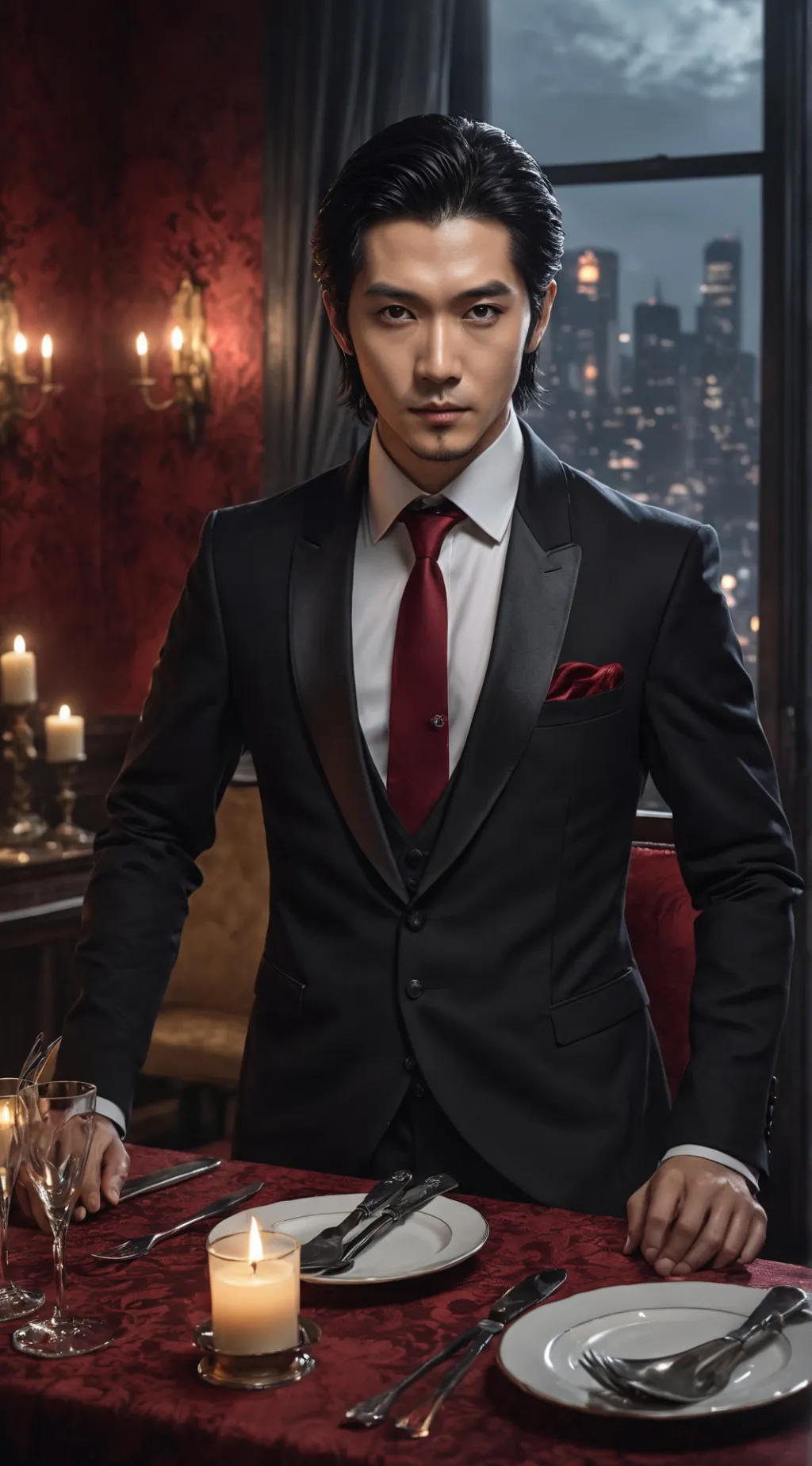 ai character: Lucien background