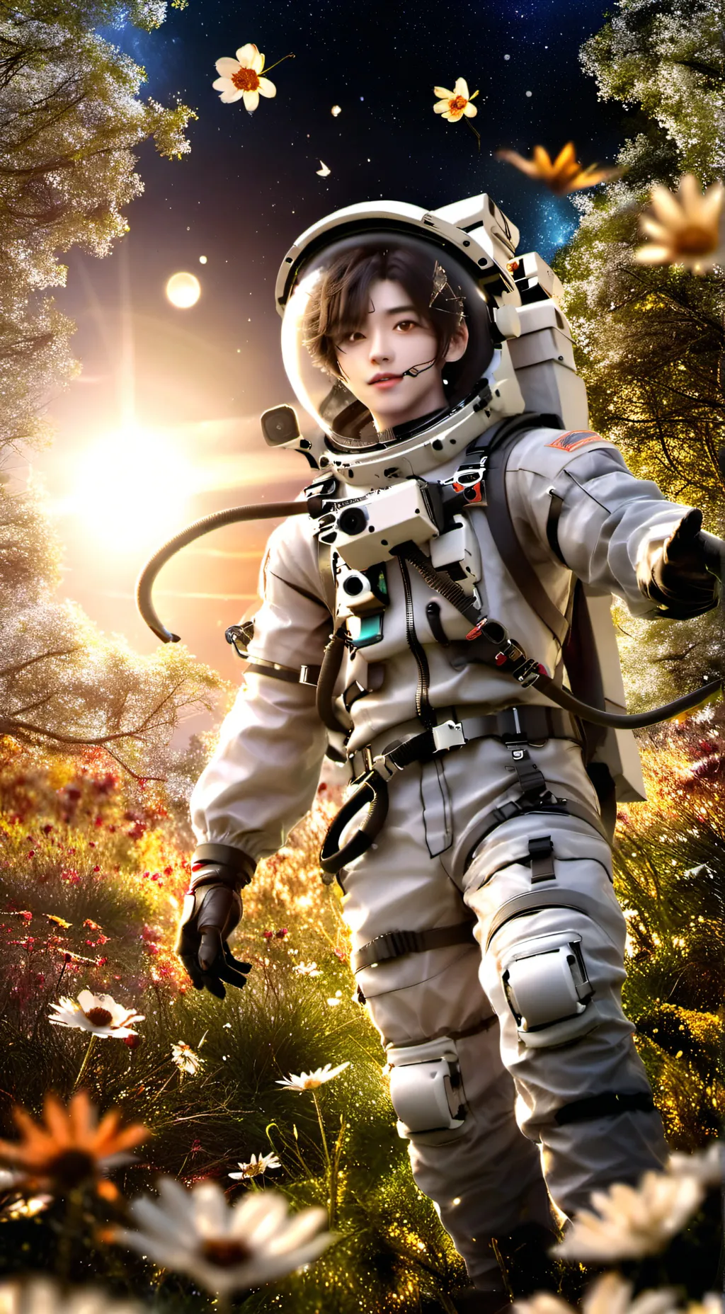 ai character: astro  background