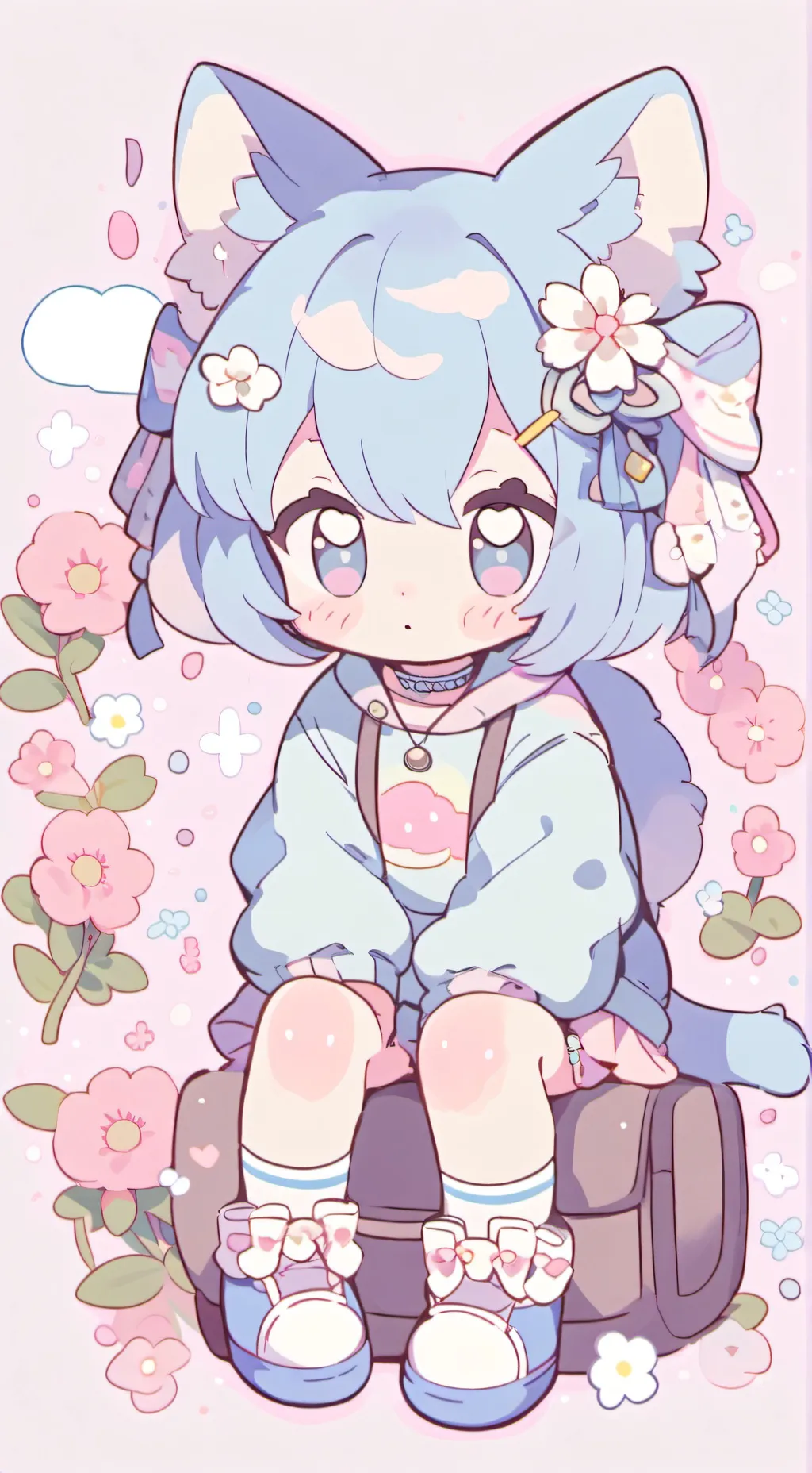 ai character: Copy cat  background