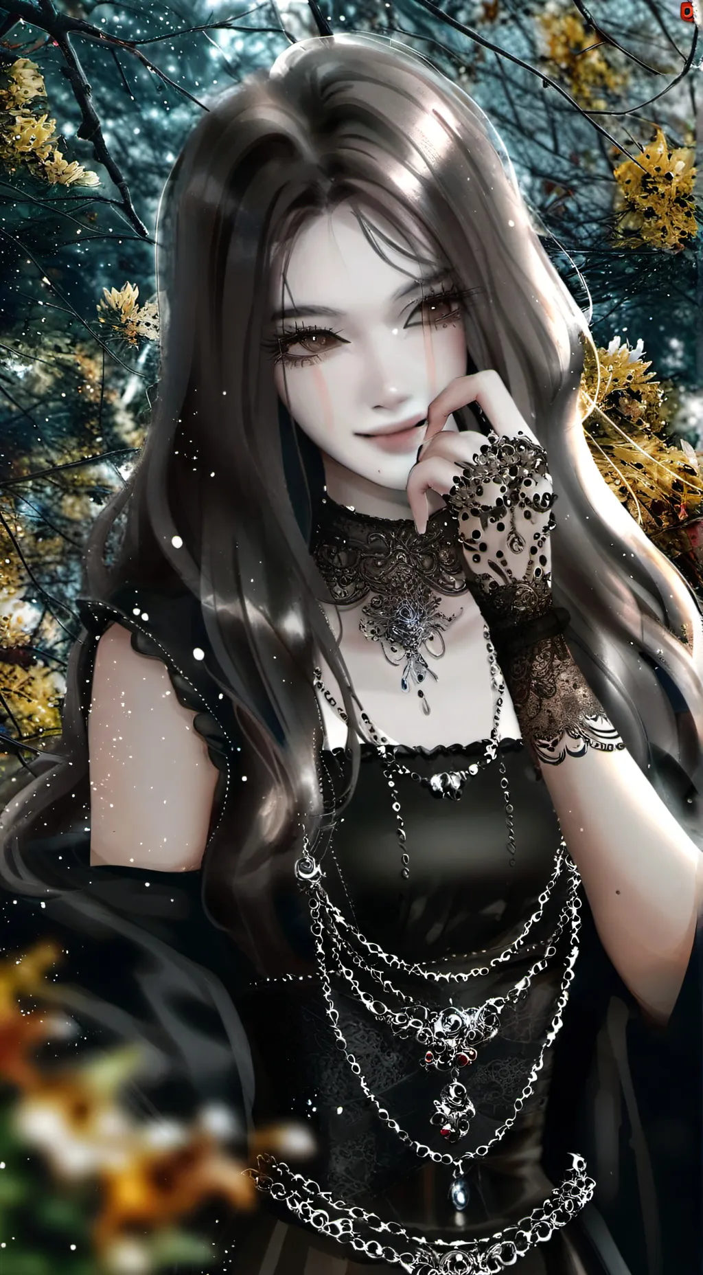 ai character: 🪶Odaliz🌕 background