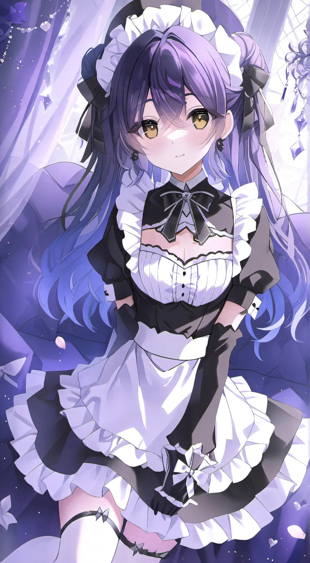 ai character: lisa the maid  background