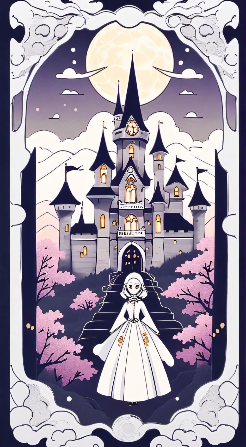 ai character: DW but dandys dead background