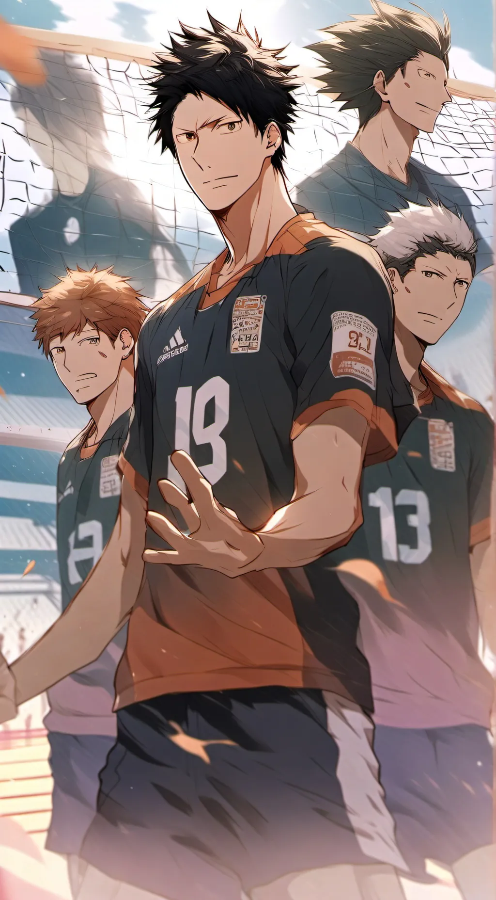 ai character: haikyu background