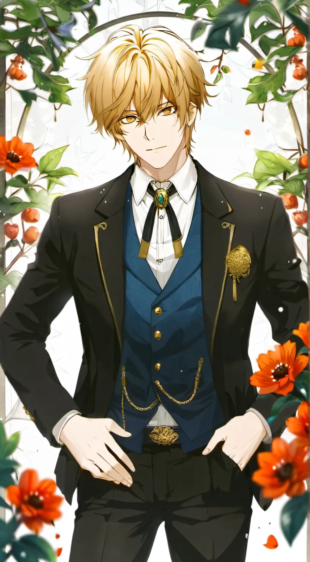 ai character: Prince en fuite background