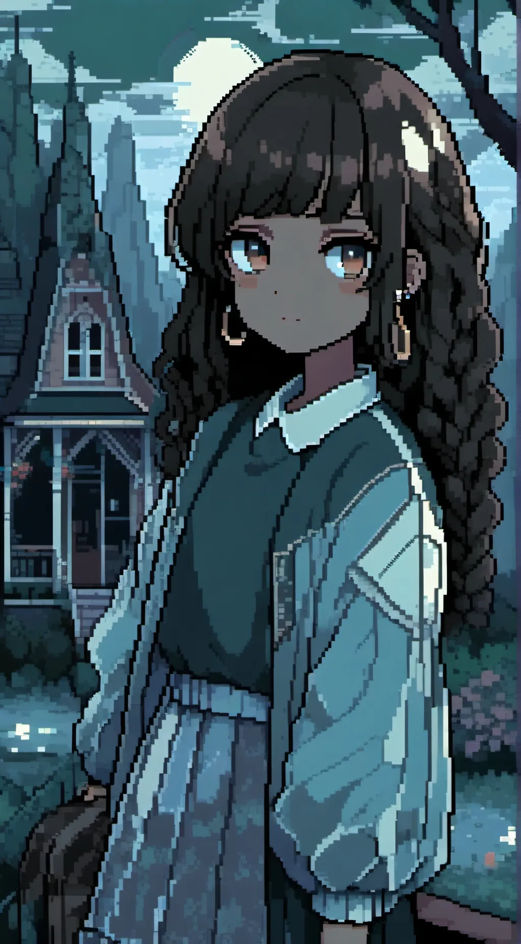 ai character: seniya  background