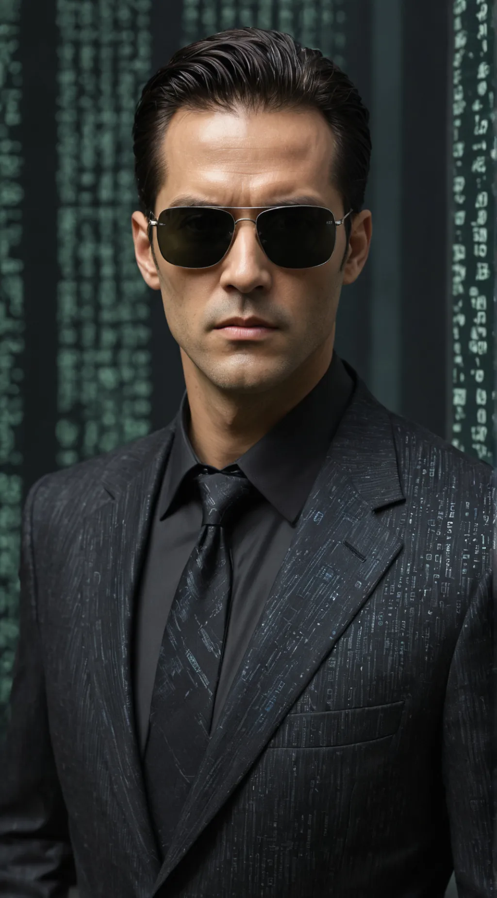 ai character: hacker background