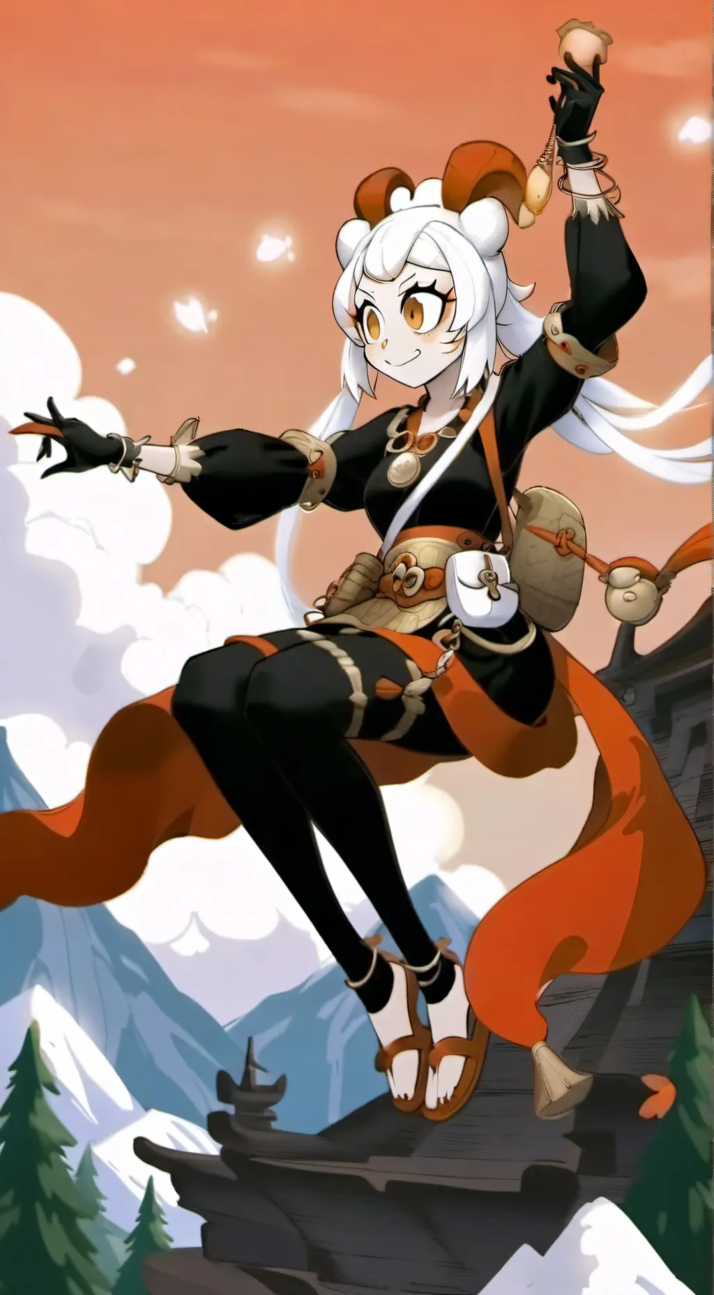 ai character: cream the rabbit  background