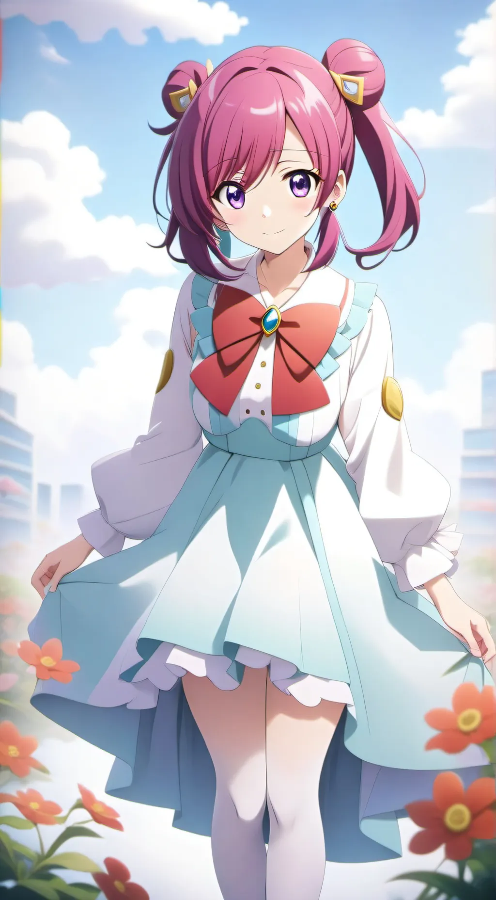 ai character: nozomi yumehara  background