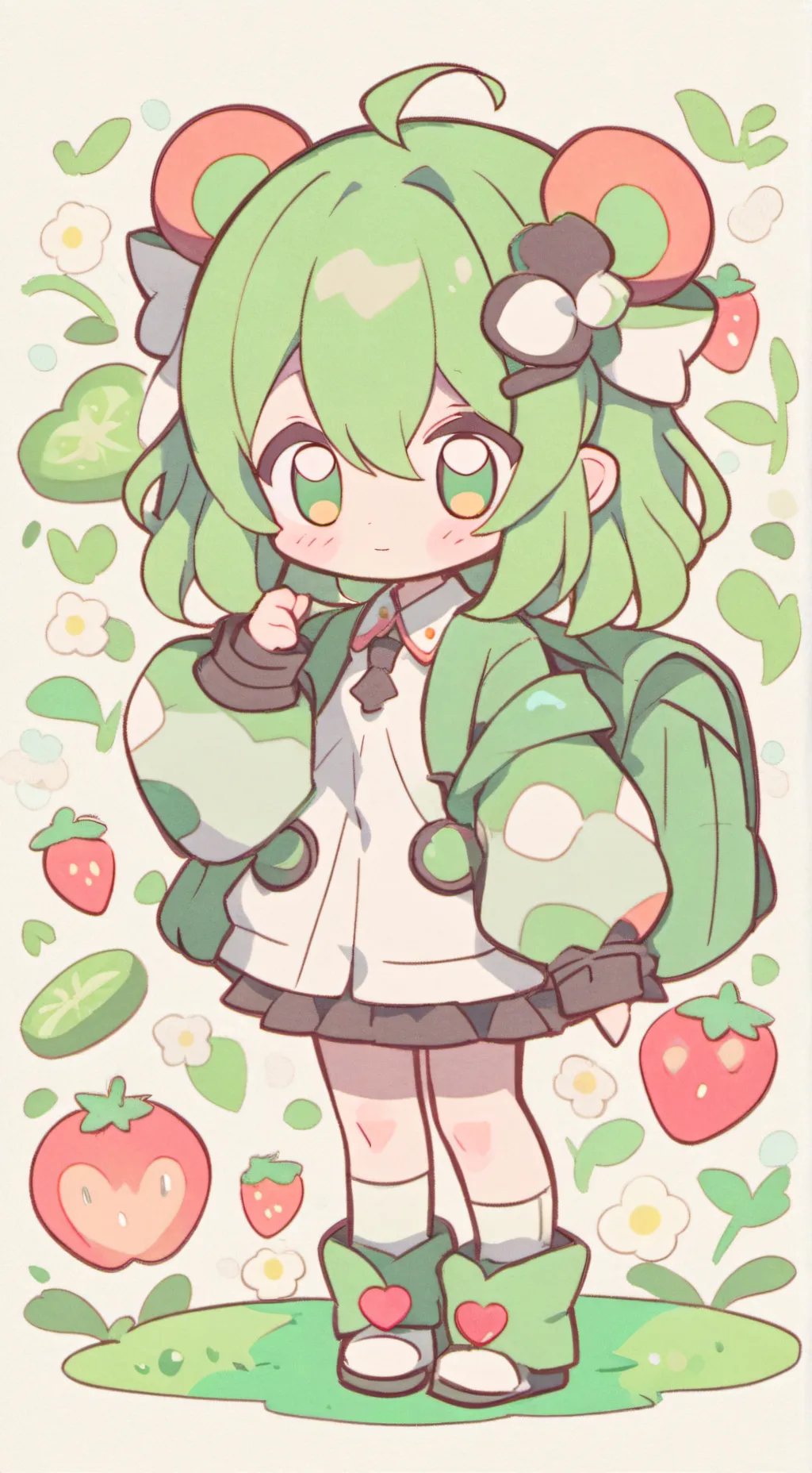 ai character: bakudeku  background