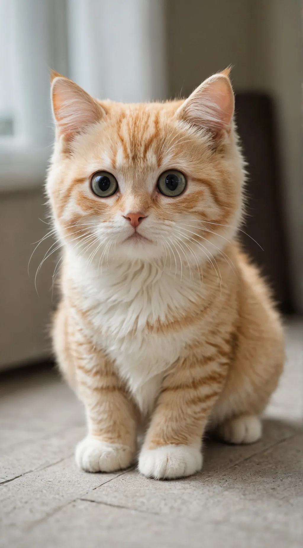 ai character: Cute cat background