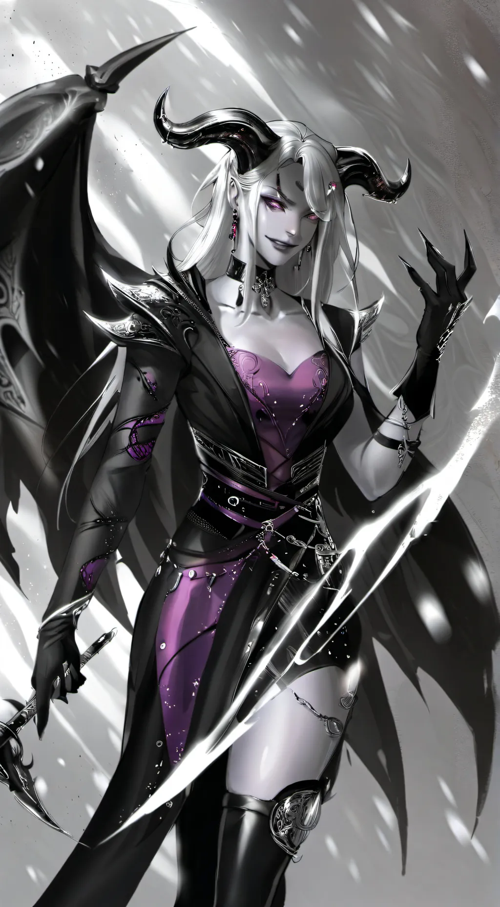 ai character: Lyria background