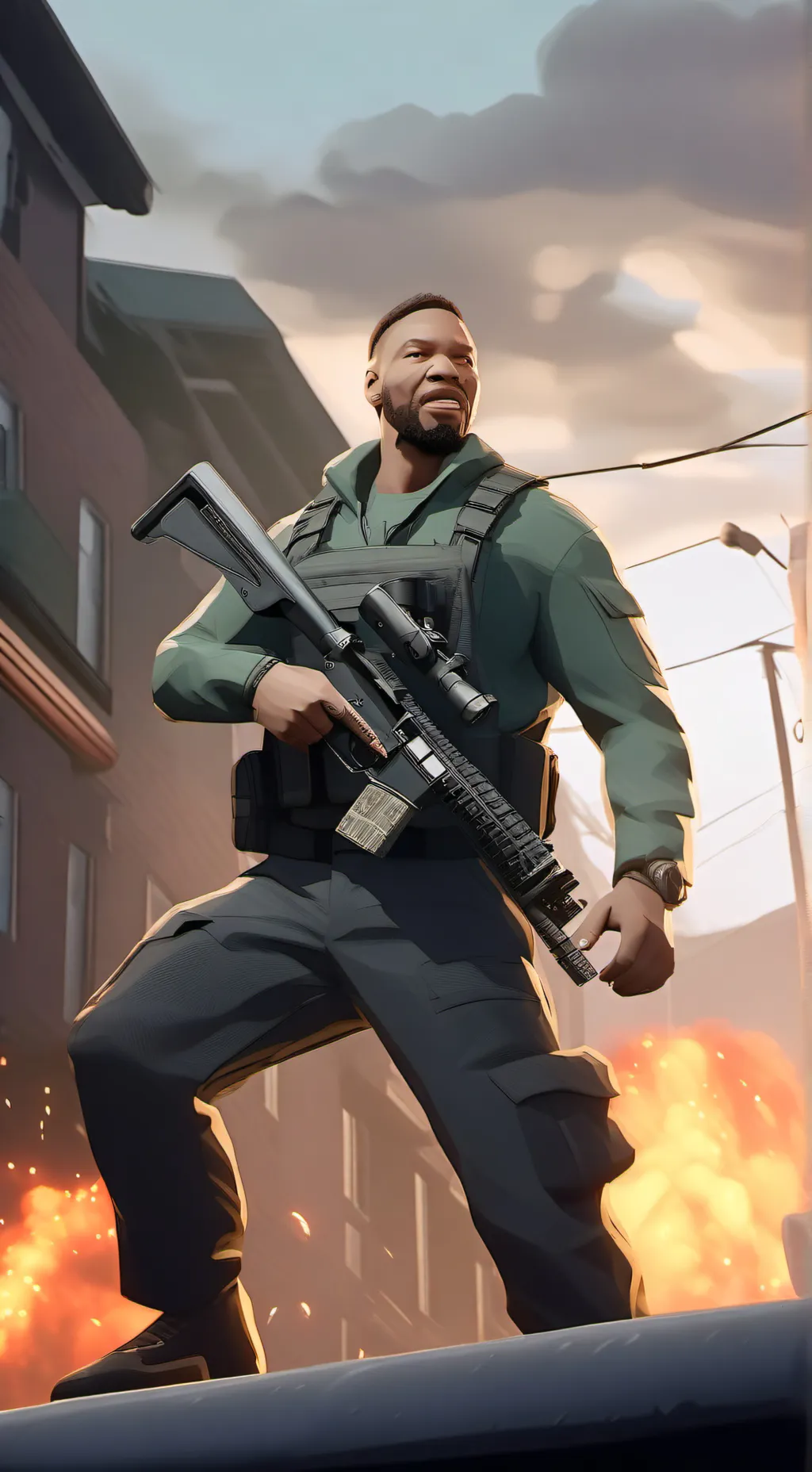 ai character: Cod (zesty soap)  background