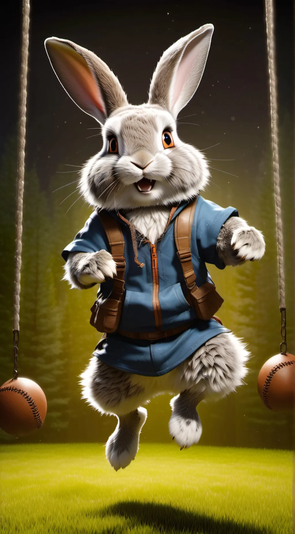 ai character: Cotton background