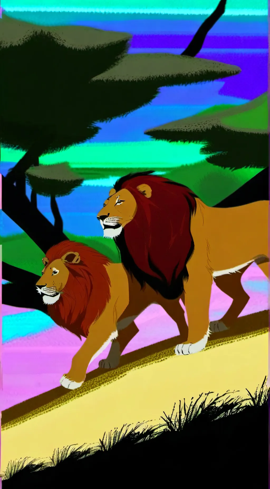 ai character: four mates~ background