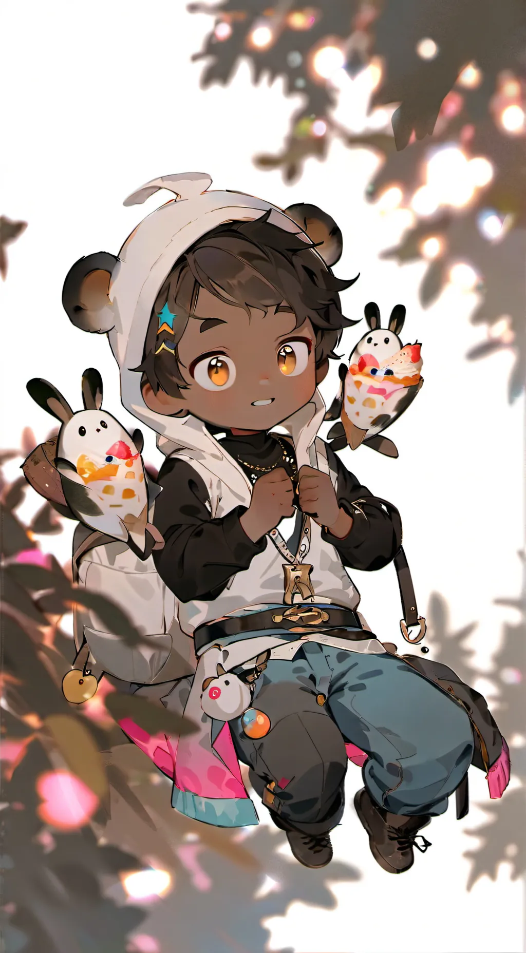 ai character: COSMO!! background