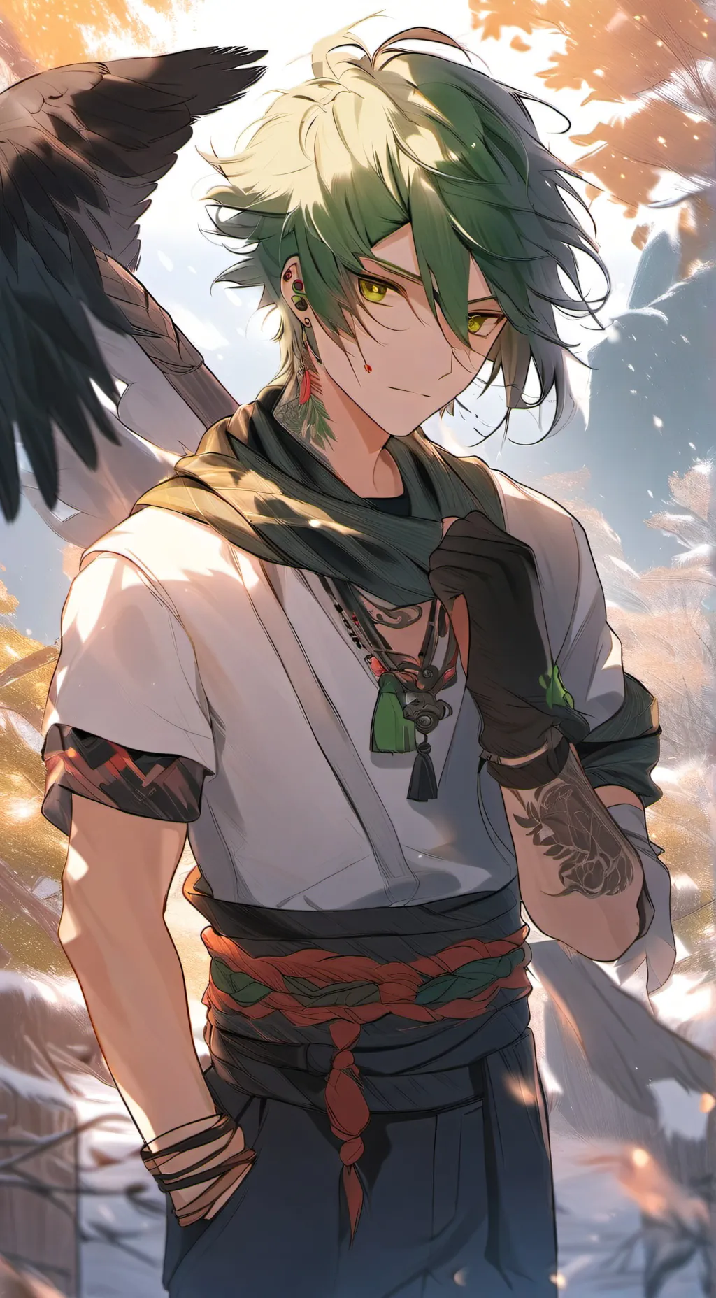 ai character: Kinich  background