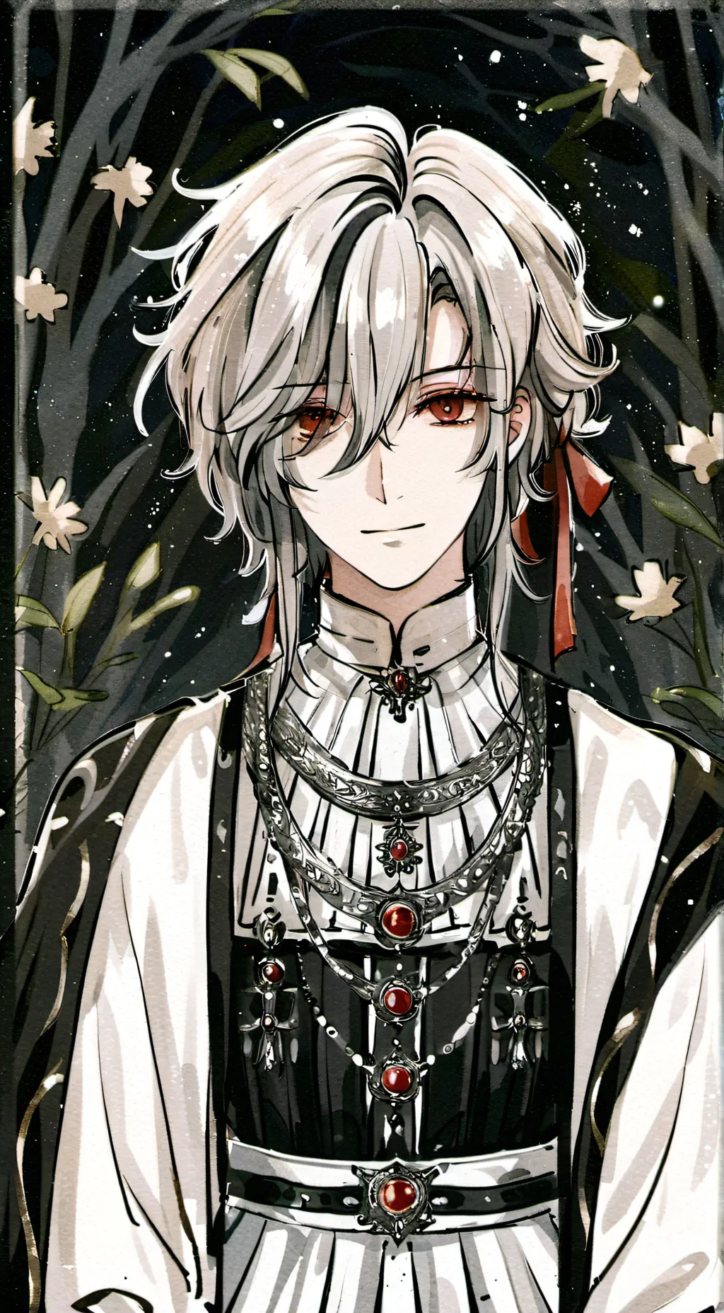 ai character: ✨sprout/berry boy✨ background