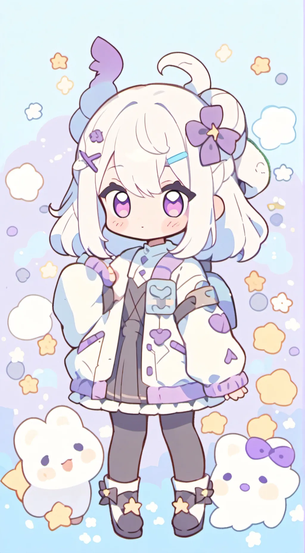 ai character: My Oc meet my othe background