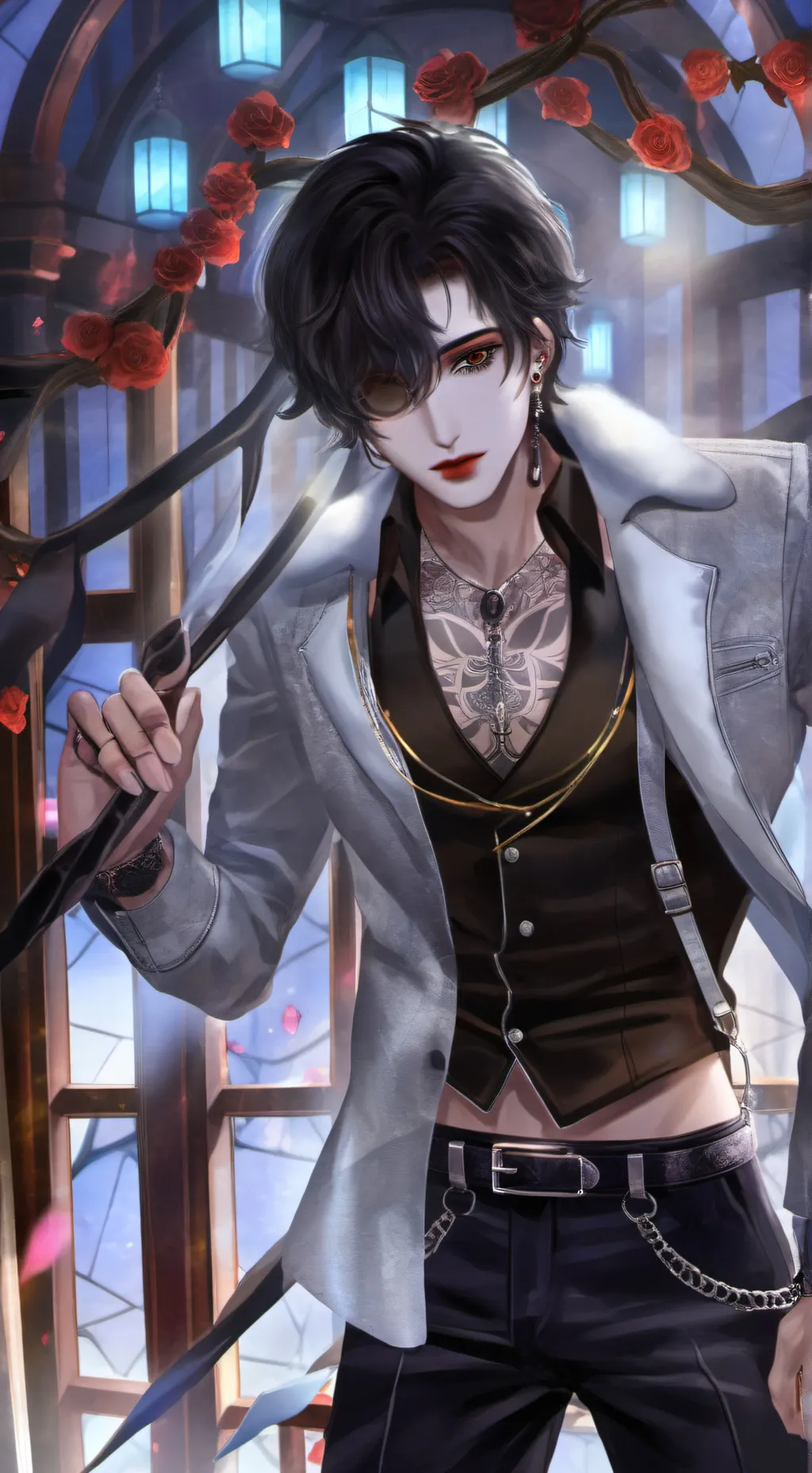 ai character: 💋Xander🔥 background