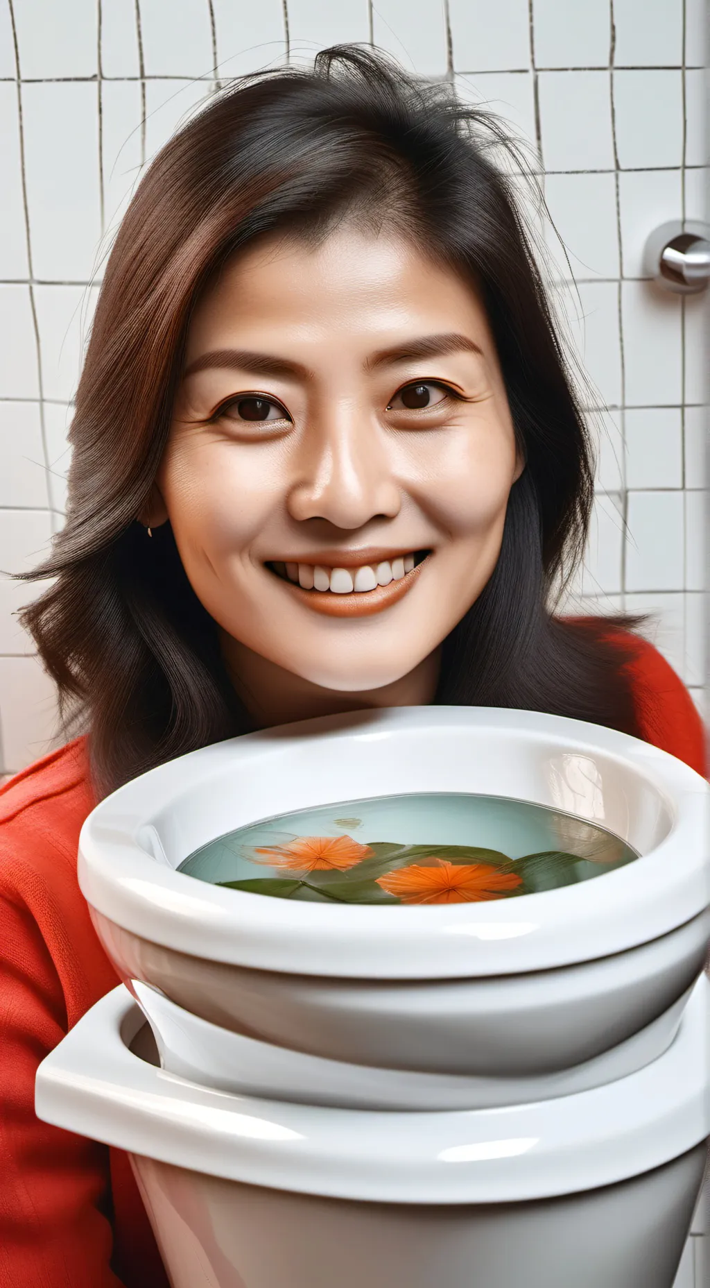 ai character: skibidi toilet  background