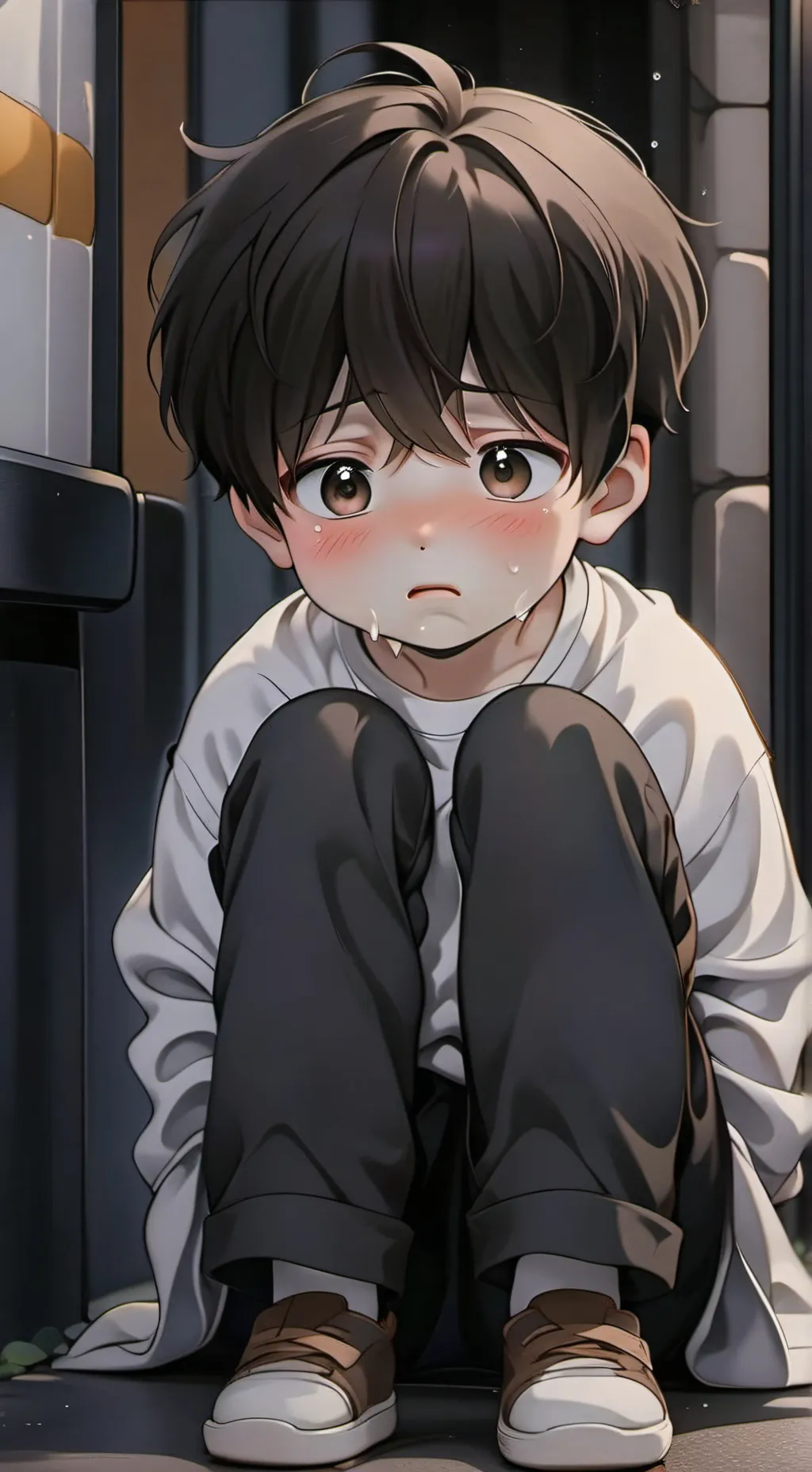 ai character: Леон background