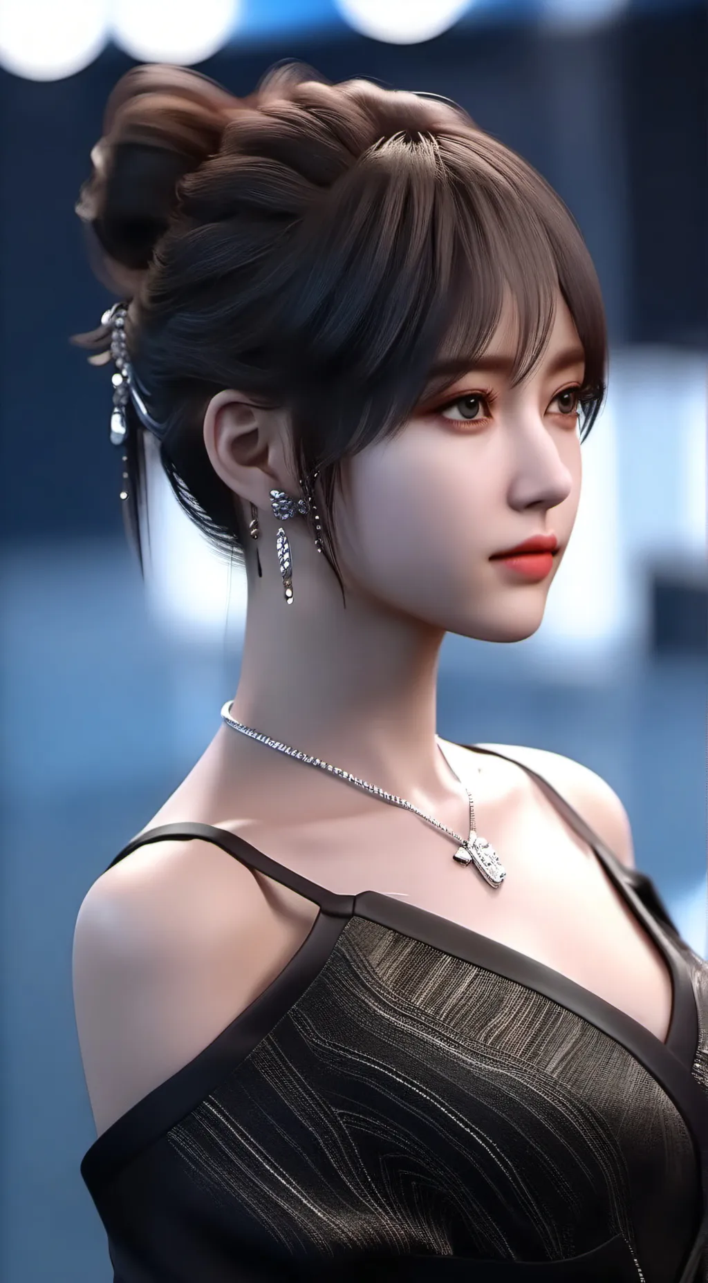 ai character: hija adoptada background