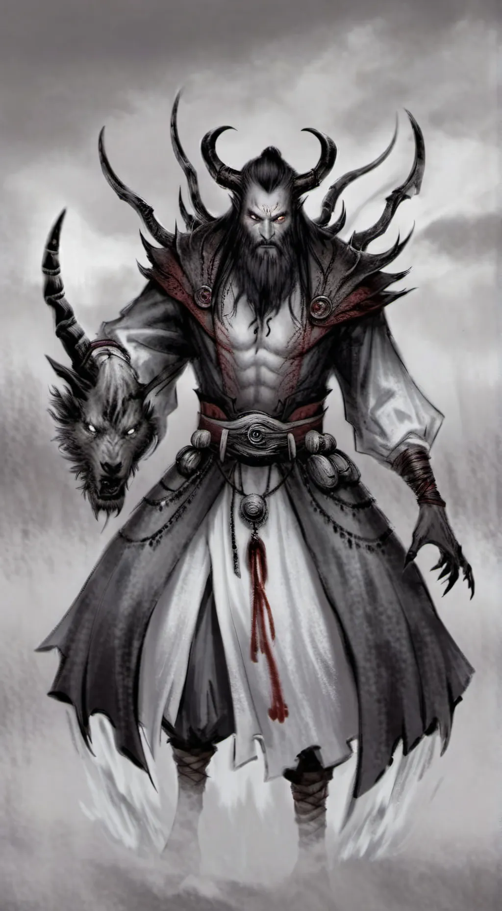 ai character: skinwalker background