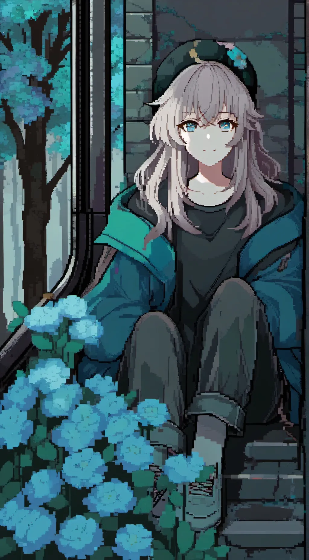 ai character: Lucía background