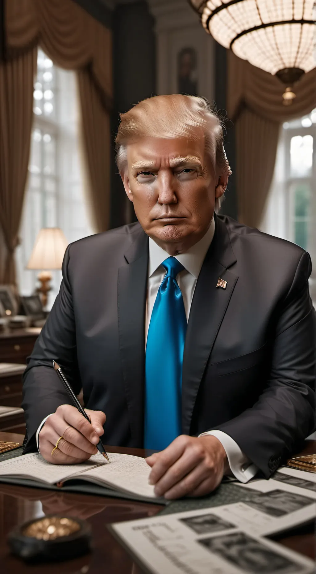 ai character: Donald Trump background