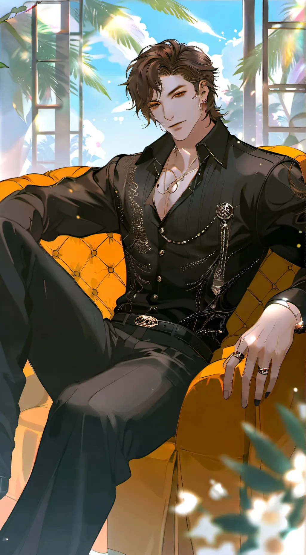 ai character: Xavier  background