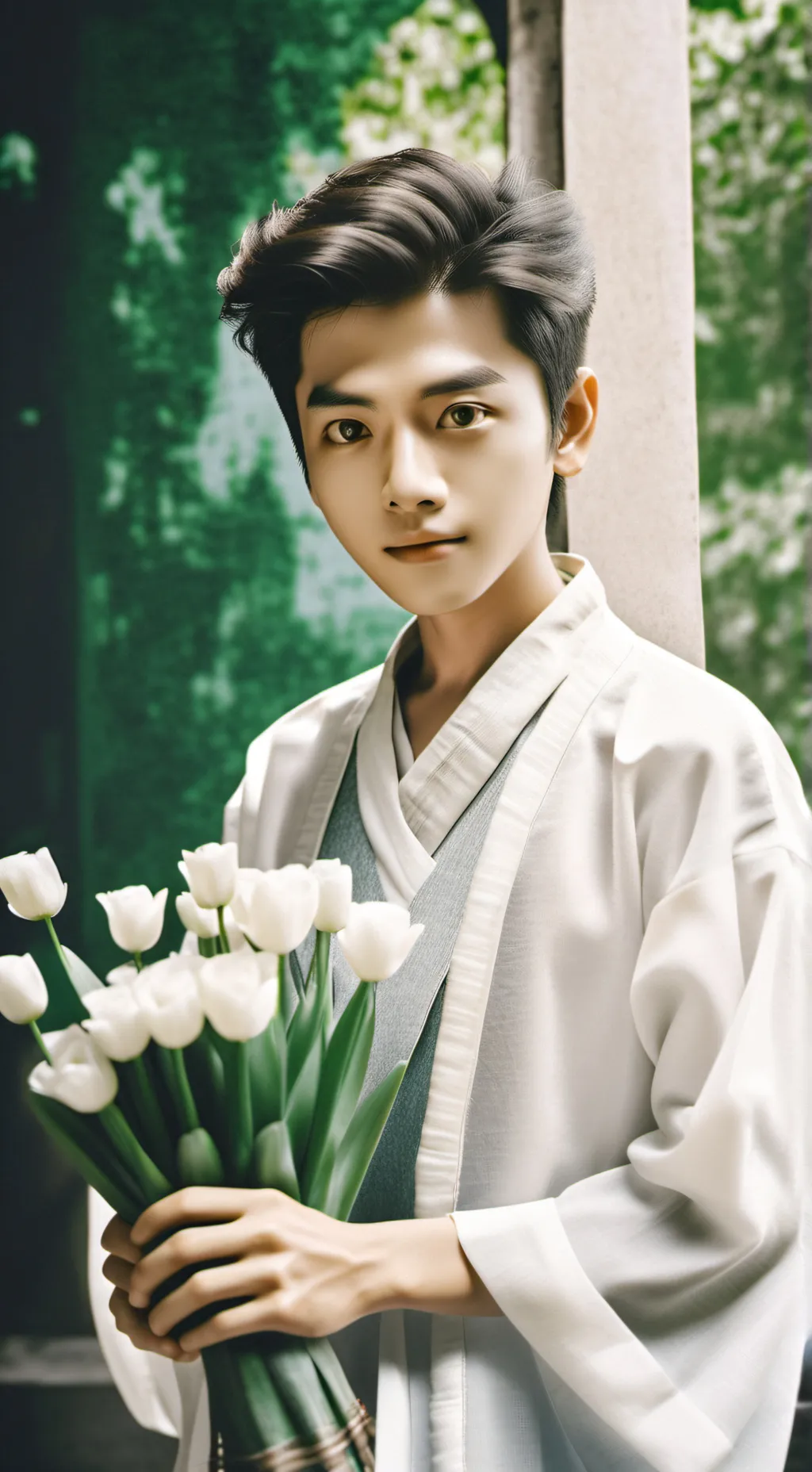 ai character: My first talkie background