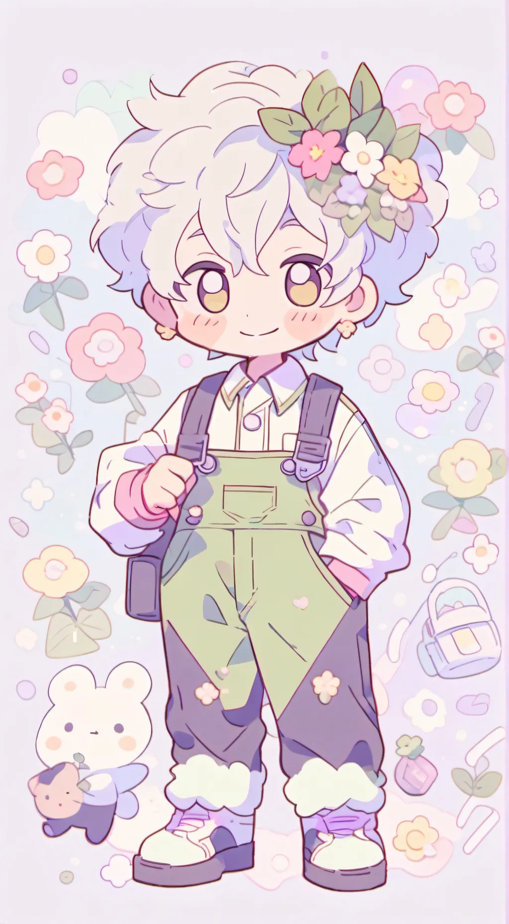 ai character: Dandy background