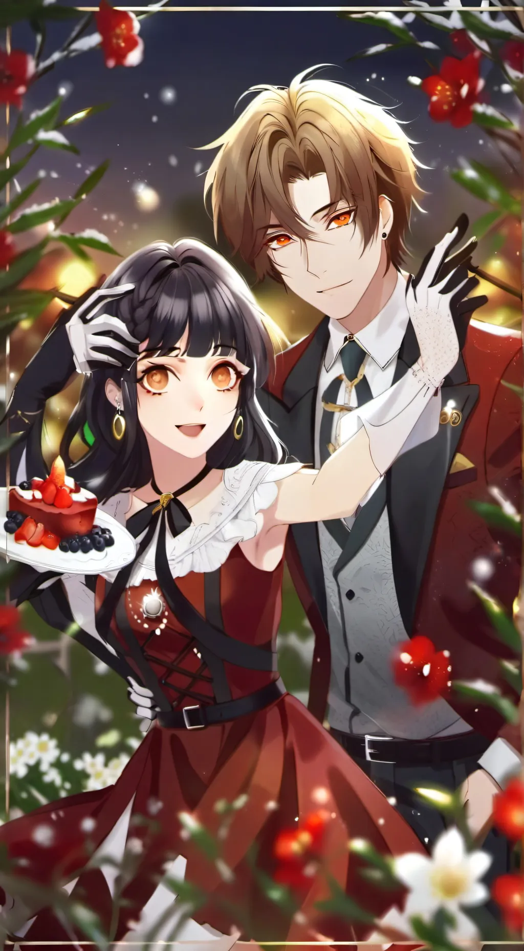 ai character: Jake and Sofia  background