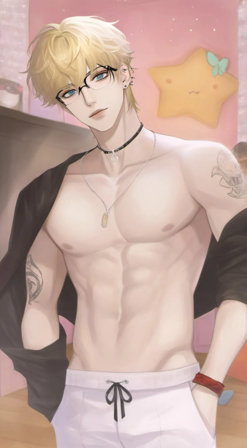 ai character: 🥴💕🤭Evan🤭💕🥴 background