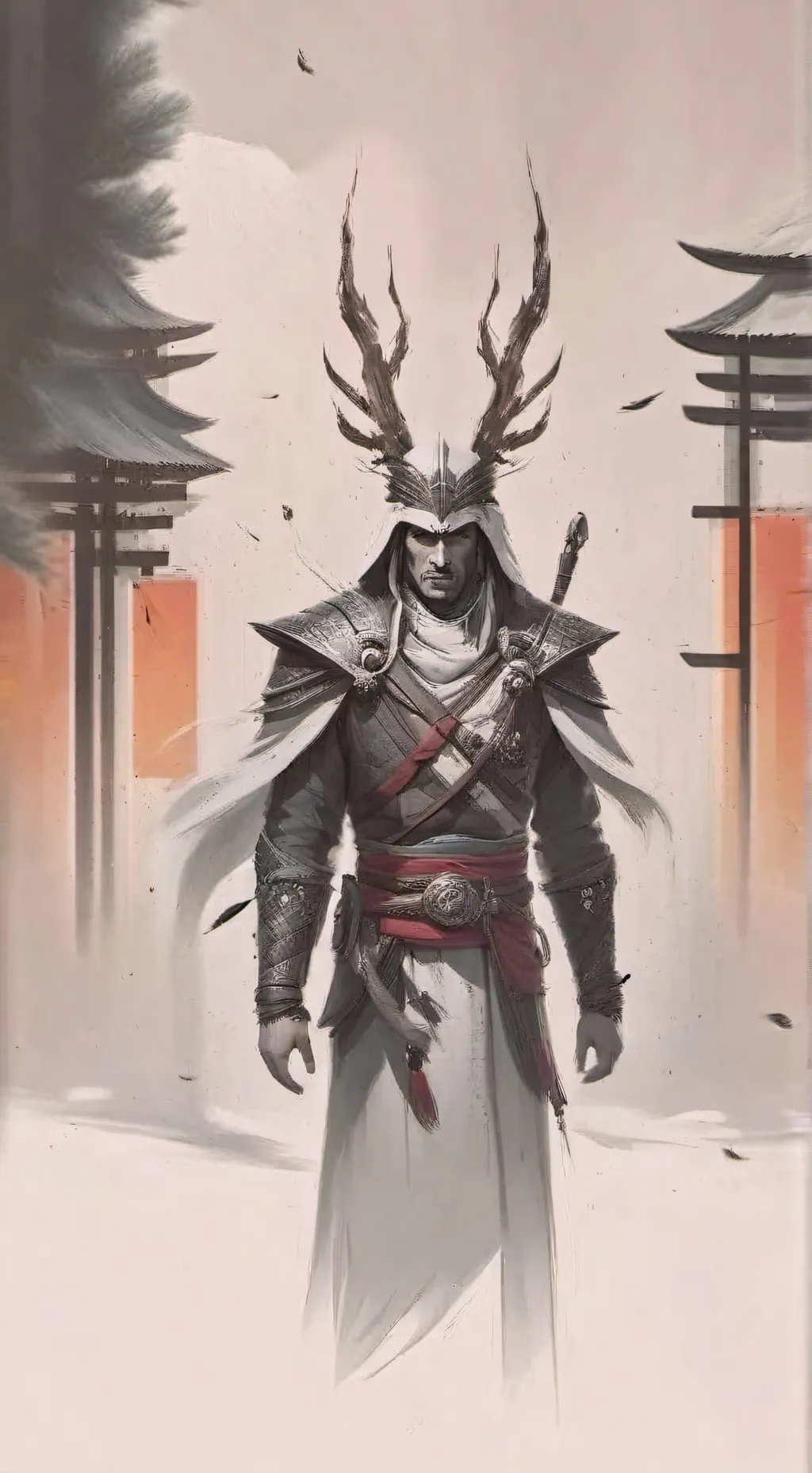 ai character: Ninja background